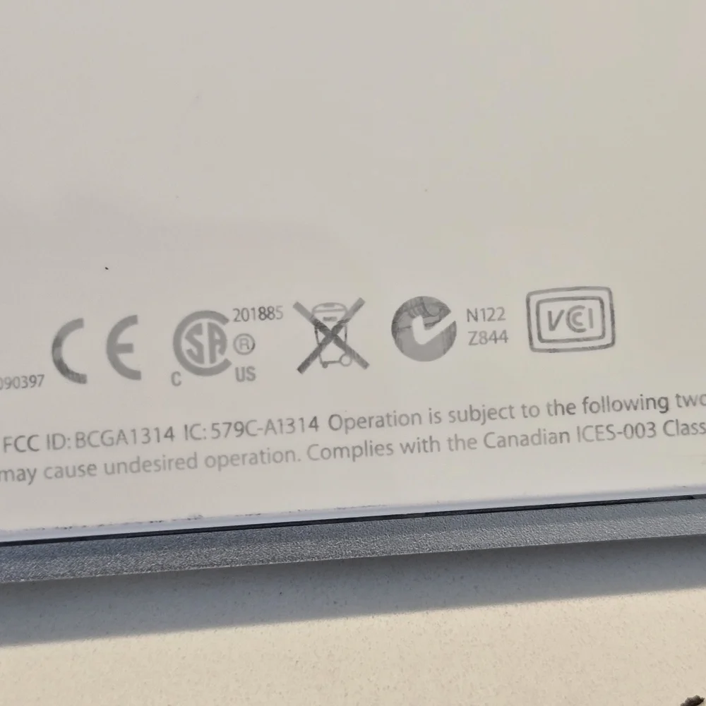 Genuine Apple‎ Wireless Bluetooth Keyboard 11314 Mac Aluminum